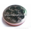 round clear lid view top cupcake box